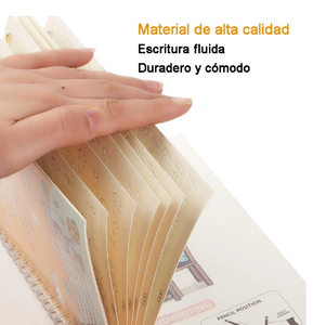 CUADERNOS MÁGICOS (SET DE 4 CUADERNOS + 1LAPICERO MÁGICO + 5 TINTAS)