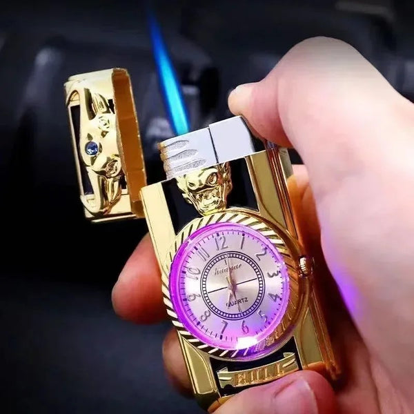 ENCENDEDOR CON RELOJ ELEGANTE DE AGUILA DE LA SUERTE🔥